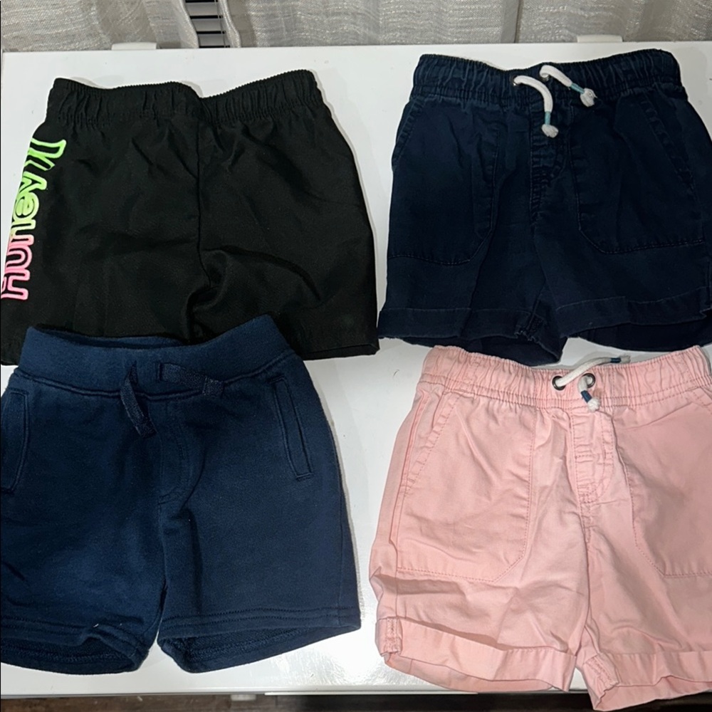 Kids Assorted Color Shorts Set